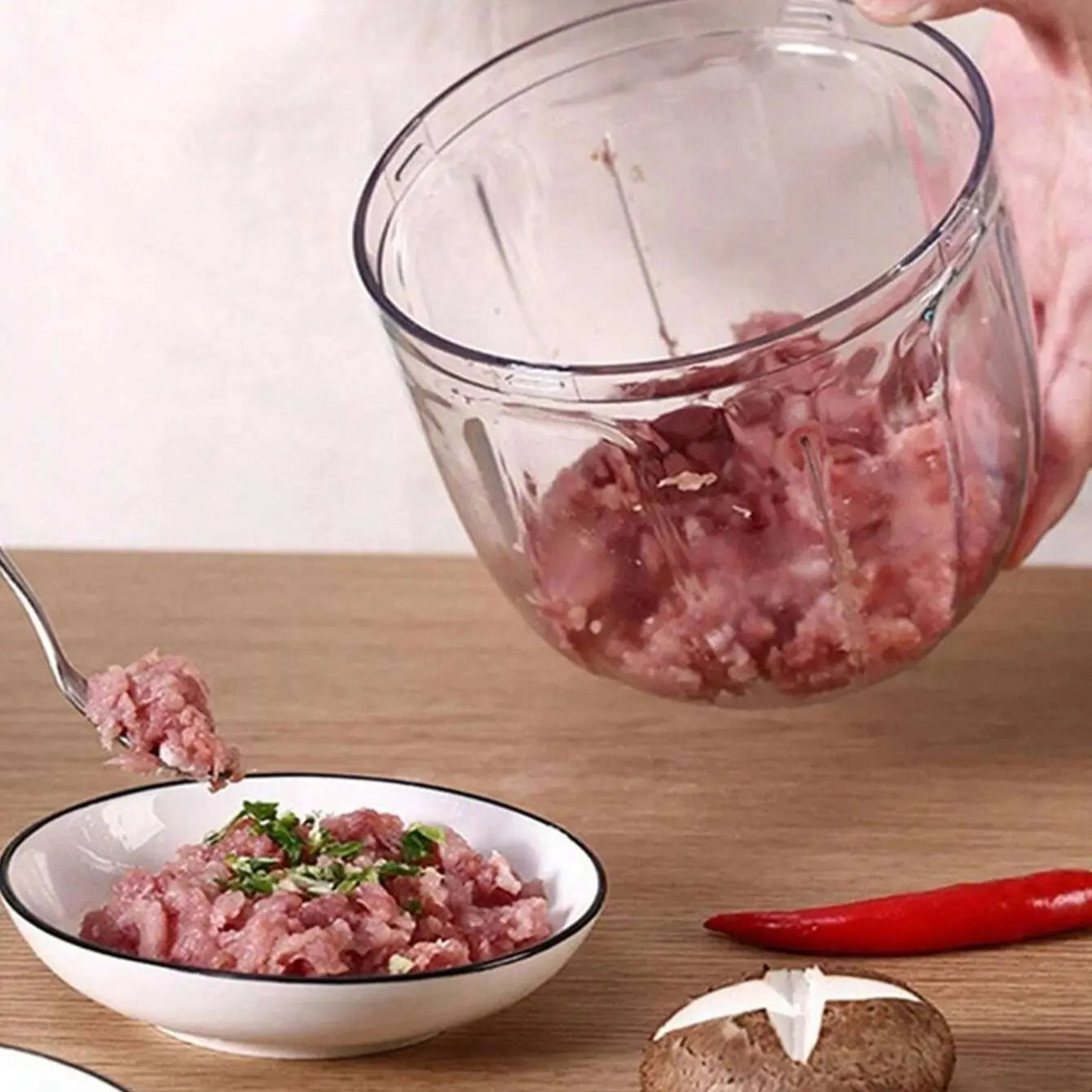 Multi Meat Mincer Garlic Chopper Onion Cutter Rotate Home Kitchen Garlic Hand Pull Blender Vegetable Crusher Cooking Tools