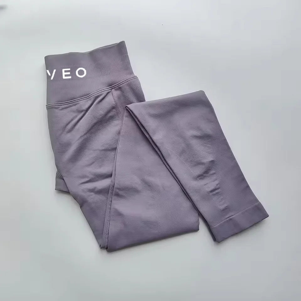 TEVEO New S Impact Leggings Women Seamless Sports Yoga Pants Low Ribbed Band Gym clothes Fitness Workout wear Scrunch Bum Tights