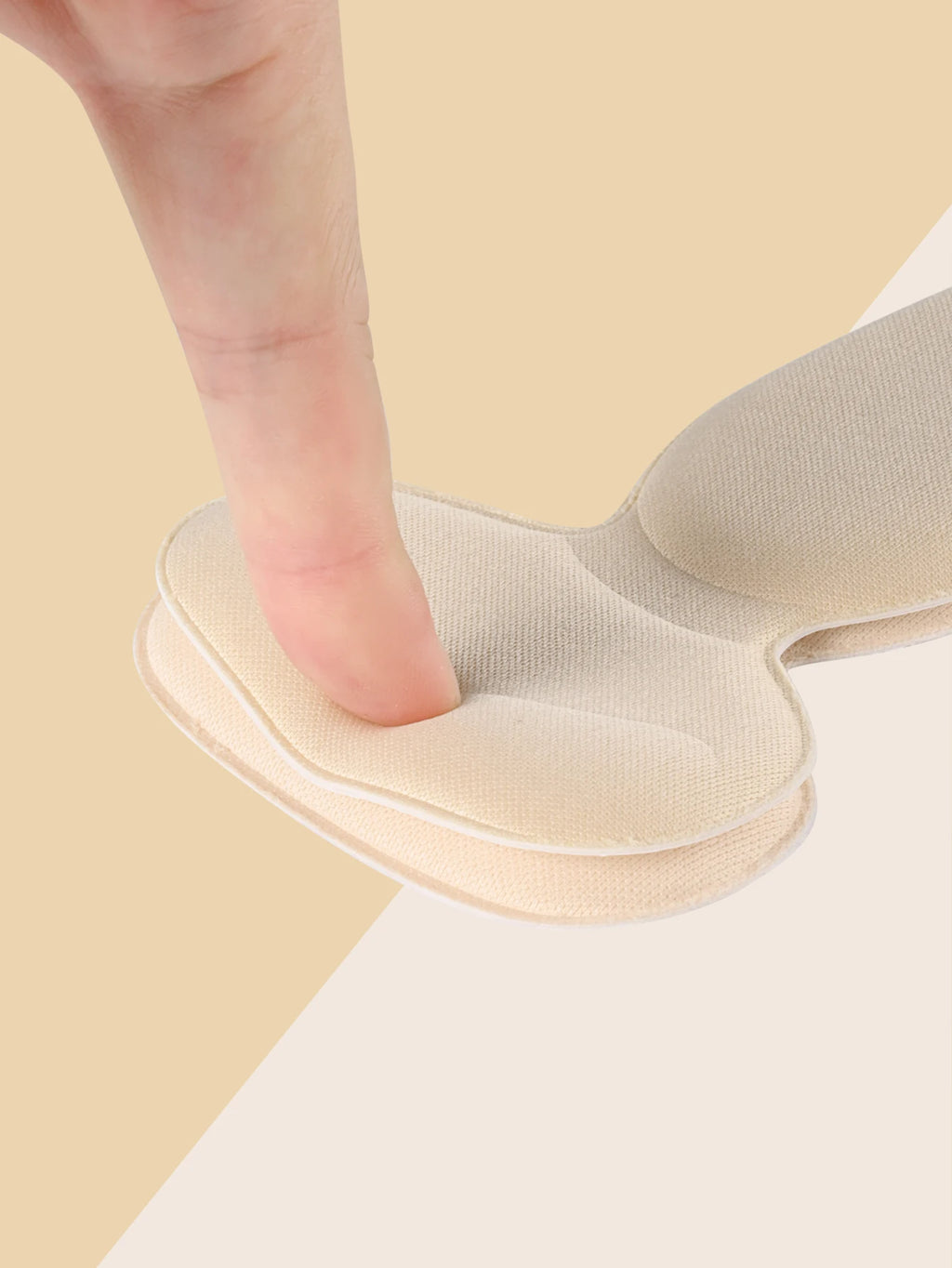 3/6Pairs Heel Pad With Insoles Attached To The Heel, Memory Foam Insoles High Heels, Anti-Wear Shoe Heel Pads