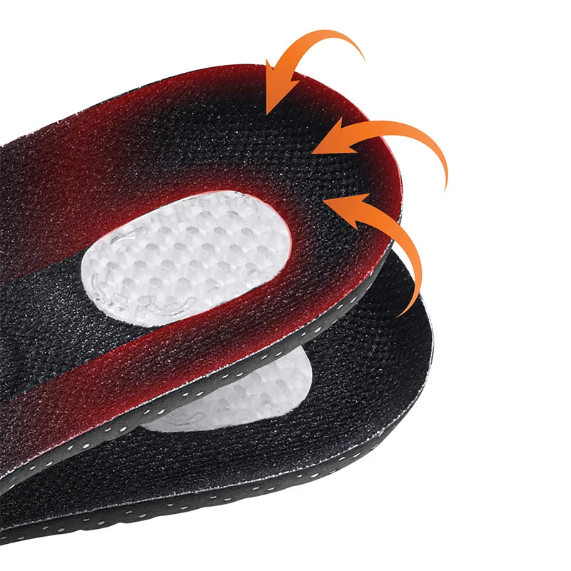 Silicone Gel Insoles Sport Running Insoles for feet Man Women orthopedic pad Massaging Shock Absorption arch support