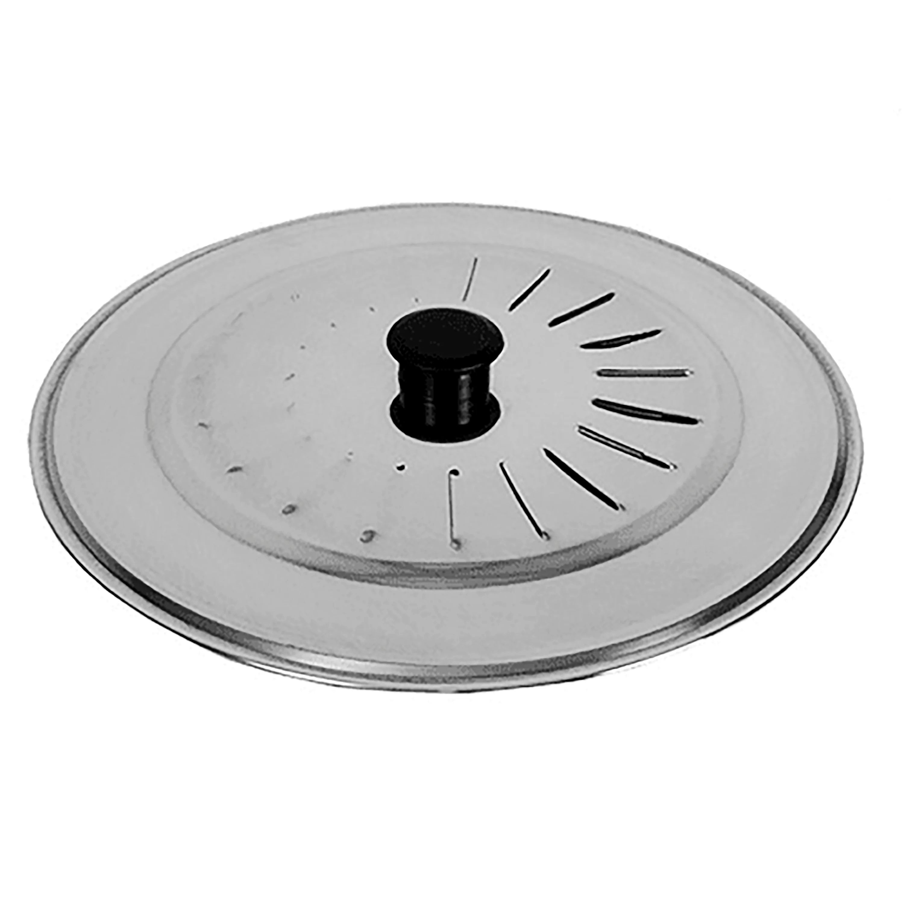 Adaptable Lid Stainless Steel Pot Lid for Frying Pan, Saucepan, Kitchen, Round Metal with Vents and Handle