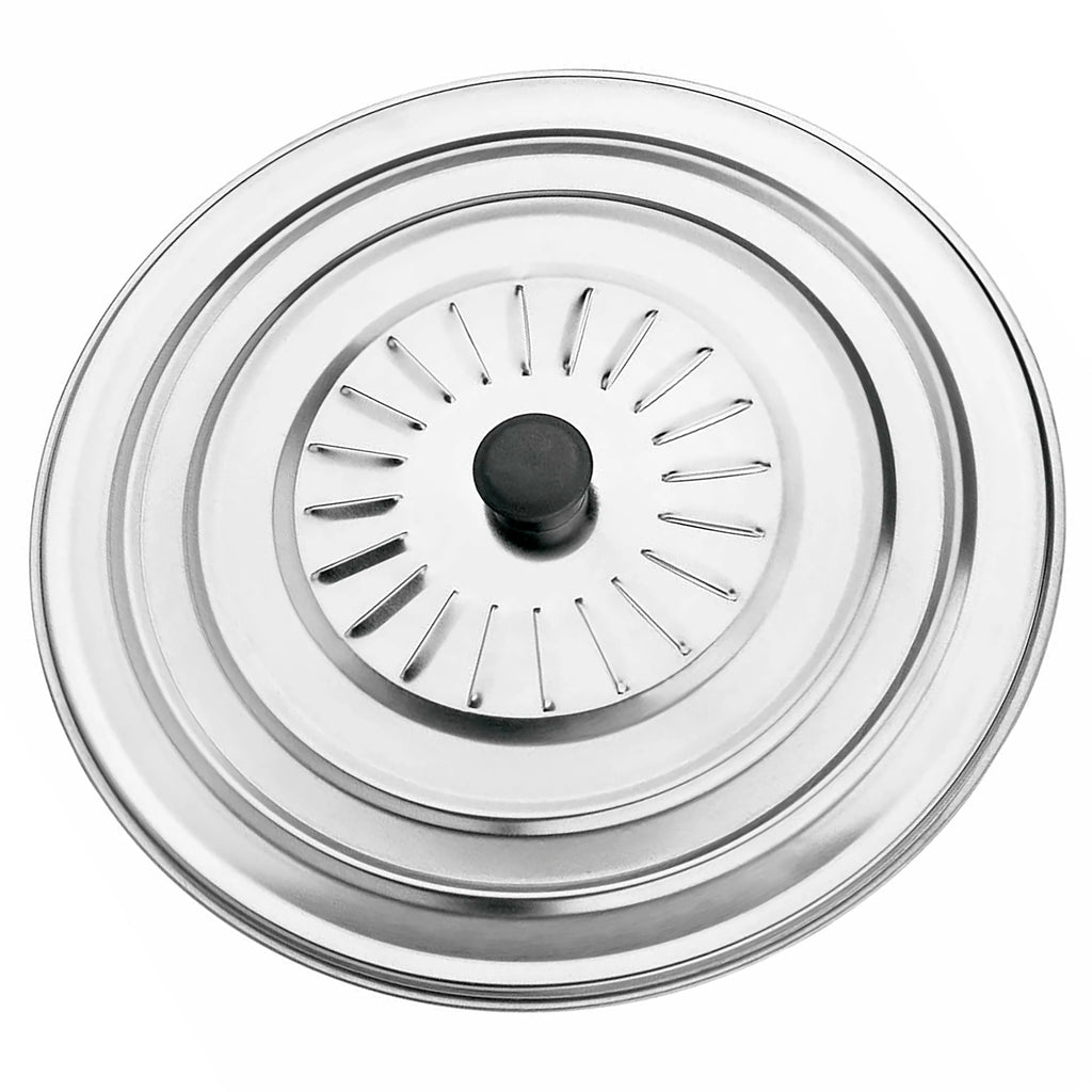 Adaptable Lid Stainless Steel Pot Lid for Frying Pan, Saucepan, Kitchen, Round Metal with Vents and Handle