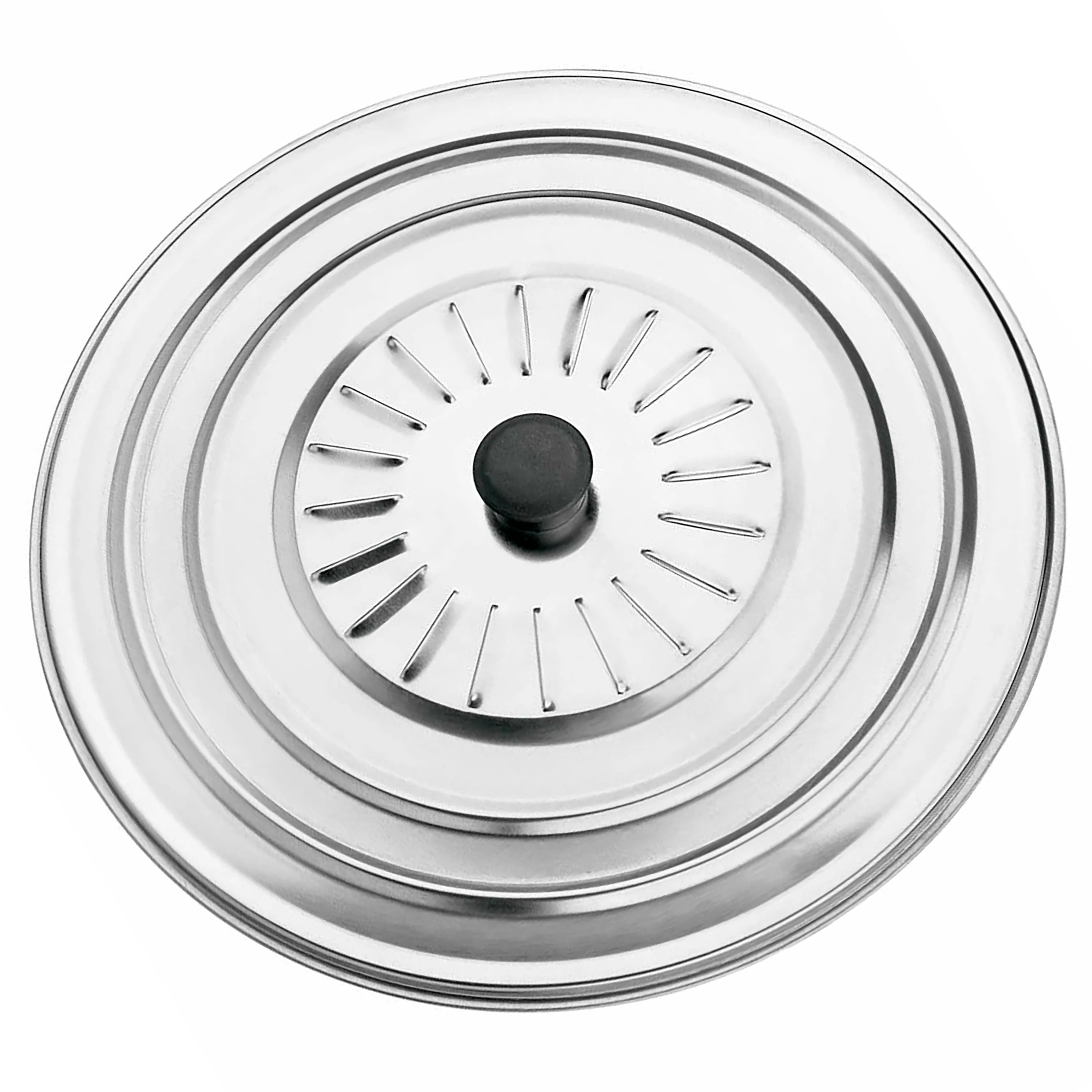 Adaptable Lid Stainless Steel Pot Lid for Frying Pan, Saucepan, Kitchen, Round Metal with Vents and Handle