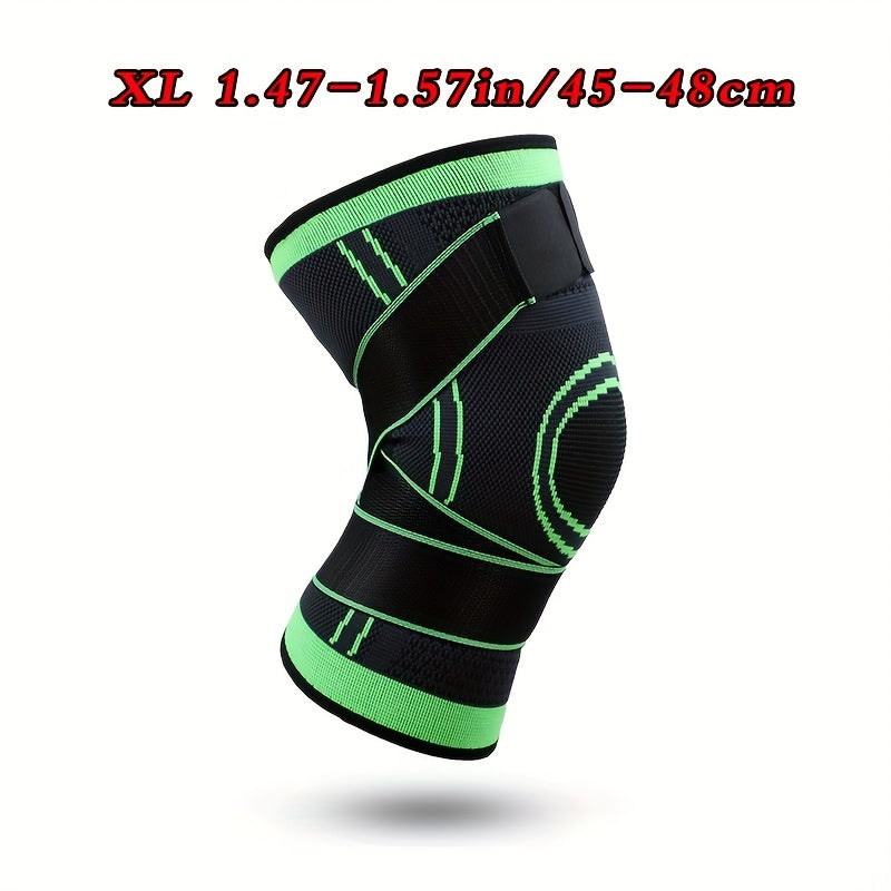 1pc Strap Knee Protector Sports Knee Support Adjustable Compression Breathable Joint Protection Sports Knee Protector Strap Compression Basketball Running, Knee Compression with Gel