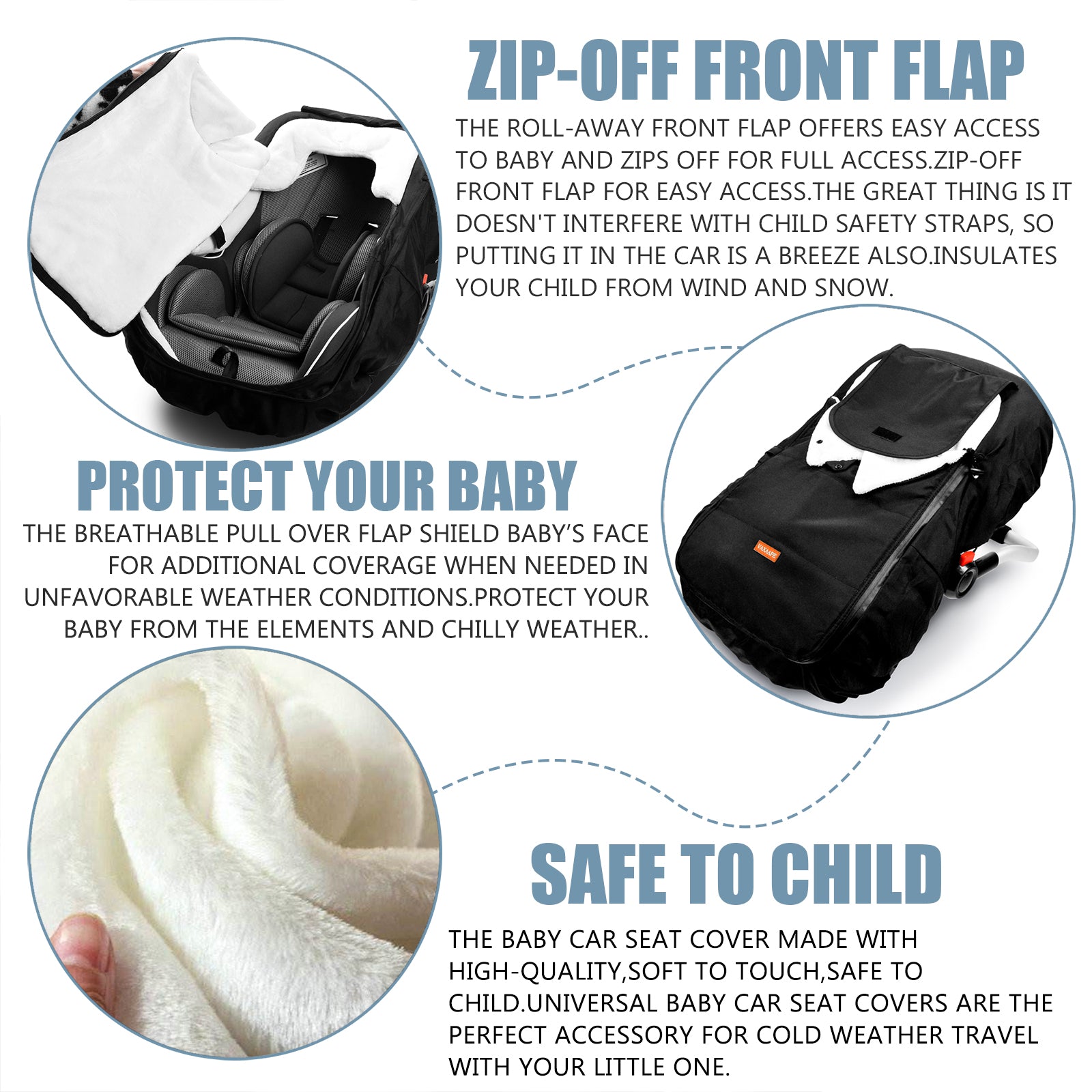 Protect Your Baby's Car Seat With This Comfortable And Stylish Cover!
