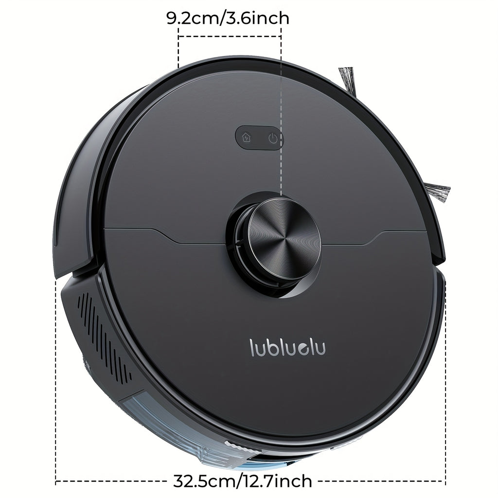 Robot Vacuum And Mop Combo 6500Pa, Lubluelu L15 Robot Vacuum, Auto-Charging, 5 Maps, 30 No-go Zones, WiFi/App/Alexa, 3in 1 Robot Vacuum Cleaner for Pet Hair Carpet Hard Floor, Robot Vacuum with Mop, Robotic Vacuum Cleaner And