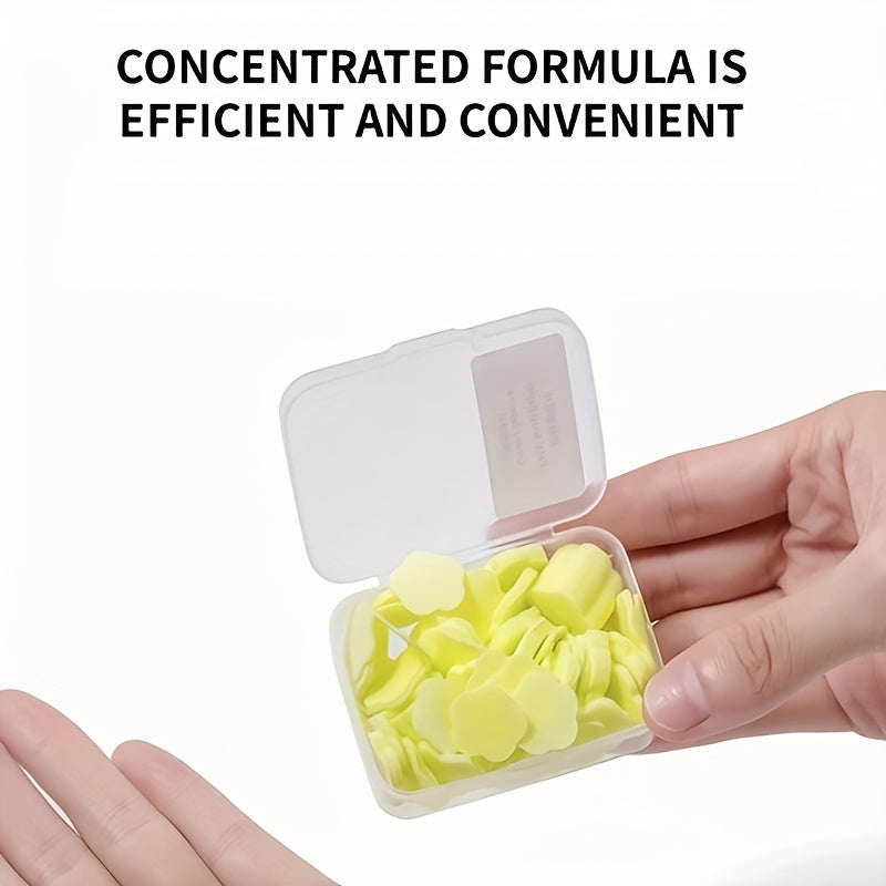 200pcs Portable Hand Washing Soap Sheets - Convenient and Hygienic Solution for Outdoor Activities and Travel