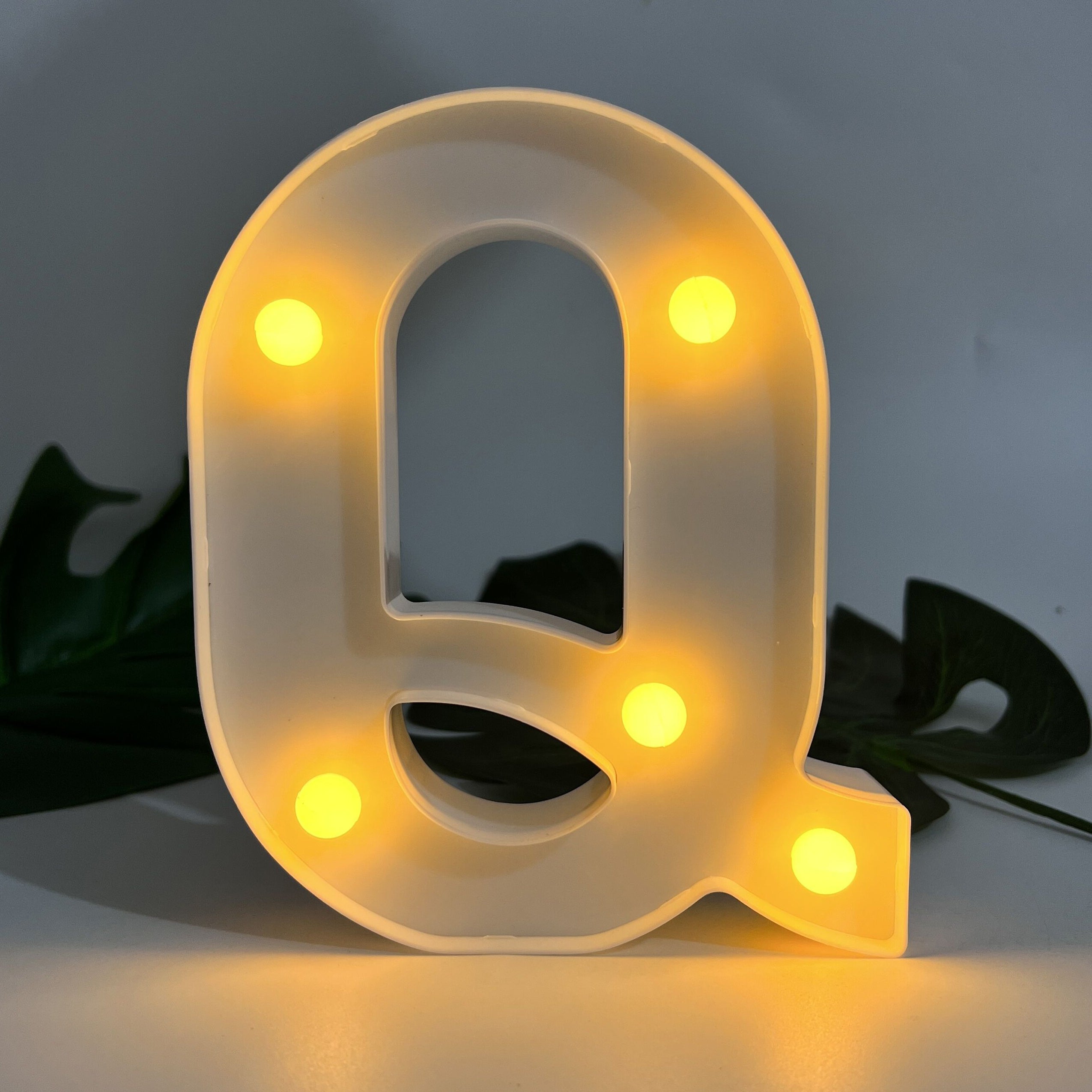 1pc Alphabet Letter LED Lights Luminous Number Lamp Decor, Battery Night Ligh, t For Home Wedding Birthday Christmas Party Decoration Letters Numbers Light, Home Decor