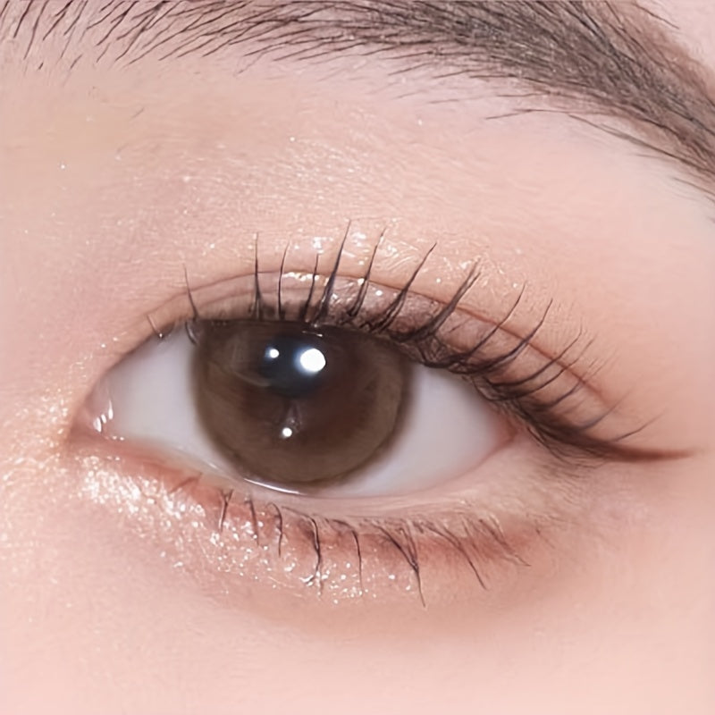 Brown Long-Wearing Fine Tip Eyeliner Pencil - Smooth, Pearly Shiny, Waterproof, Smudge Proof, Transfer-Proof - Easy to Use, Brightening, Under Crease Makeup Stick for a Flawless Look