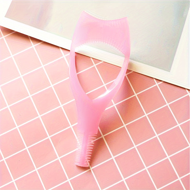 1/3/5 Pcs Eyelash Makeup Auxiliary Tool Upper Lower Eye Lash Mascara Guard Applicator Guide Helper With Eyelash Comb For Makeup