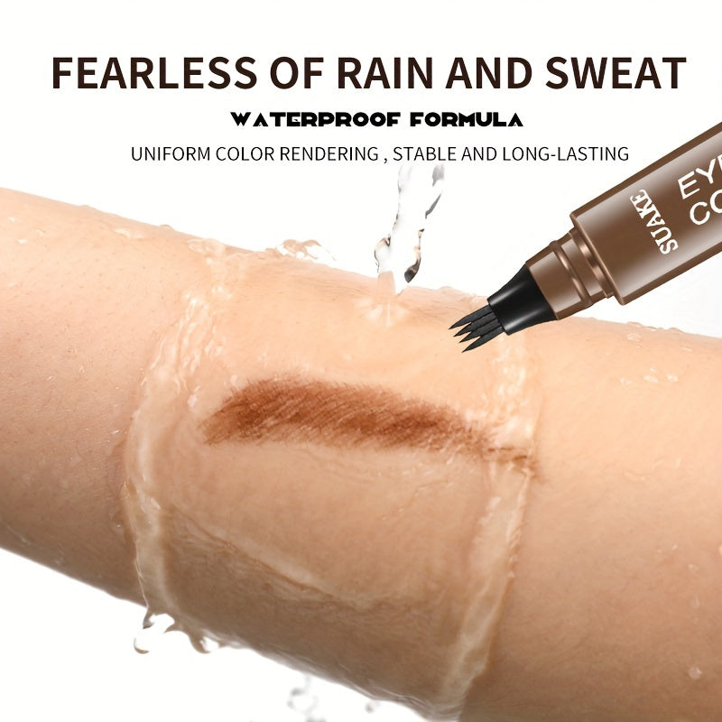 Waterproof Eyebrow Tattoo Pen - Long-Lasting Microblading Pencil with Precision Applicator for Natural, Clear Brows - Perfect Gift for Women