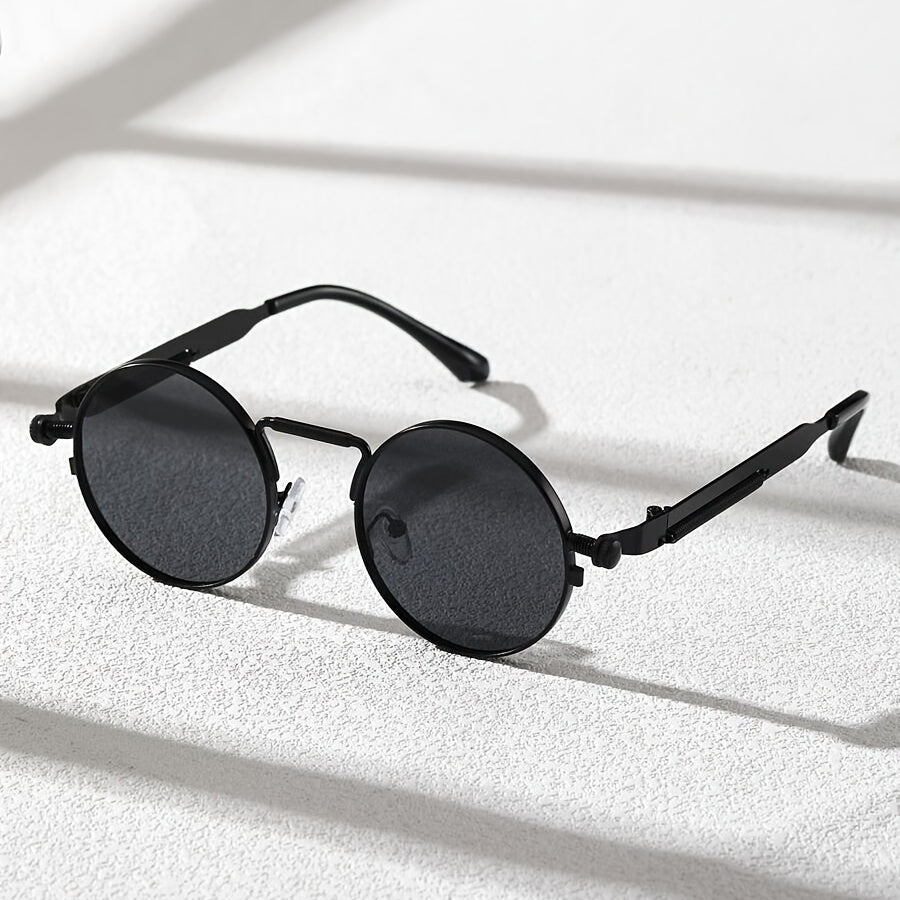 ENSAEJOE, 1pc Men's Round Frame Fashion Glasses