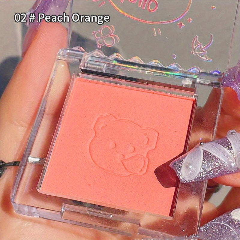 Monochrome Blush, Matte, Pearly Finish, Lifting And Color Correcting Contouring Blush Palette, Long Lasting Waterproof And Sweatproof Rouge Palette, Nude Makeup Tool