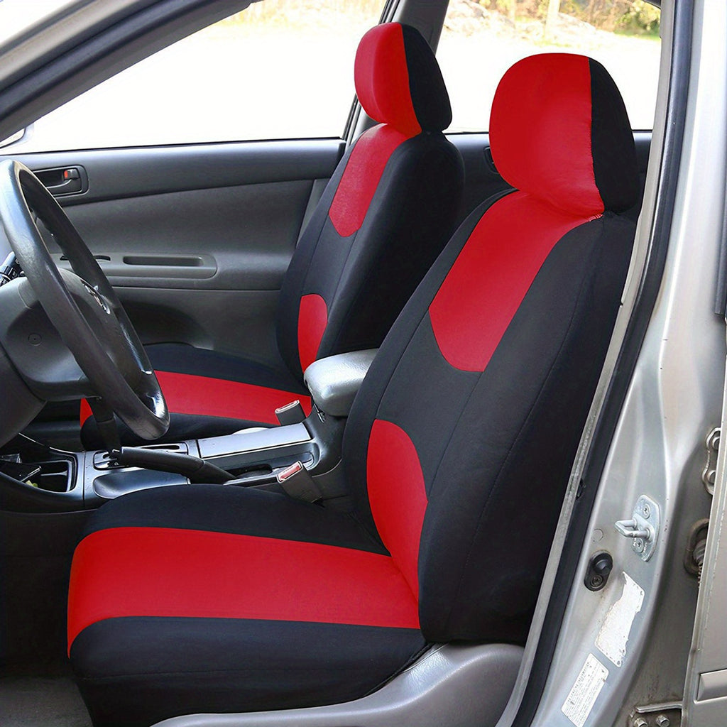 Polyester Universal Fit Car Seat Cover Full Set for 5 Seats Cars