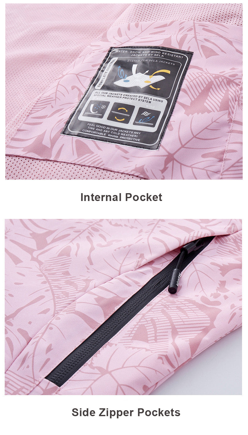 Women's Camouflage Outdoor Jacket: Windproof & Rainproof With Removable Hood - Perfect For Outdoor Adventures!