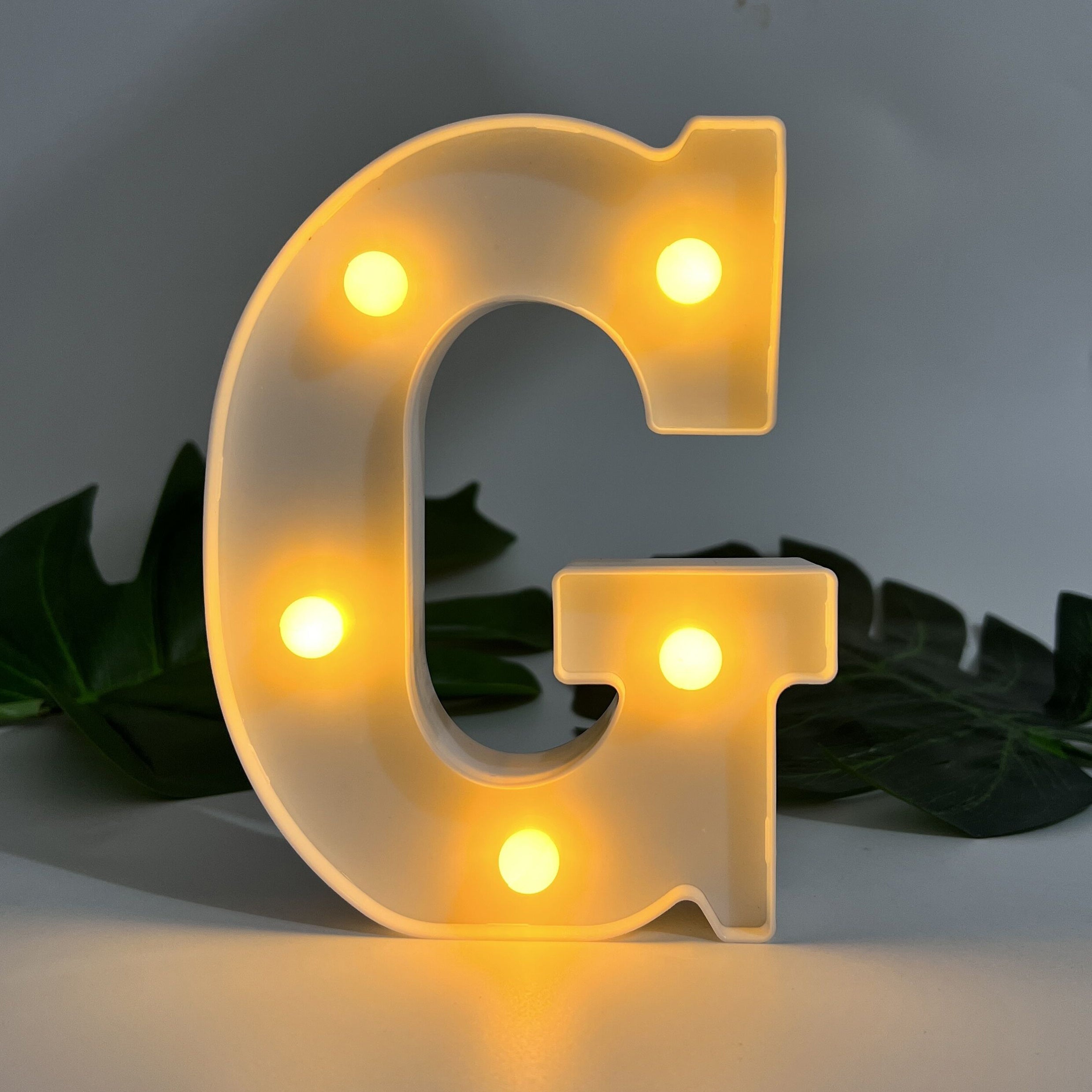 1pc Alphabet Letter LED Lights Luminous Number Lamp Decor, Battery Night Ligh, t For Home Wedding Birthday Christmas Party Decoration Letters Numbers Light, Home Decor