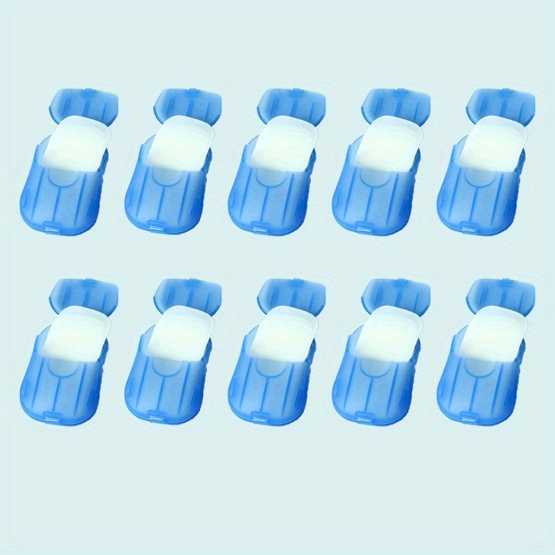 1 Box/4 Boxes, Disposable Soap Bars, Boxed Portable Hand Washing Tablets, Mini Soap Sheets for Travel
