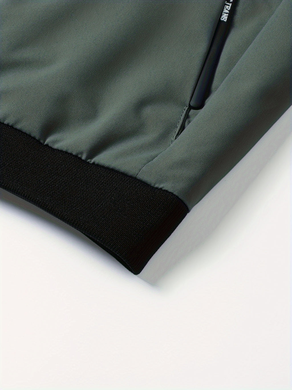 Men'S Letter Embroidered Casual Bomber Jacket