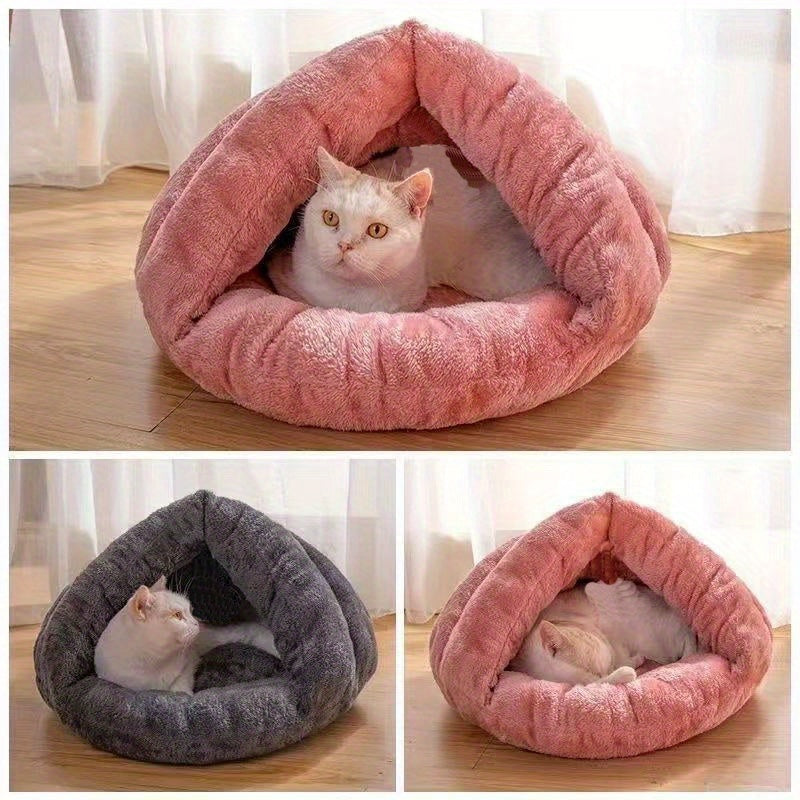 Solid Color Triangle Bed, Pet Bed, Pet Bedding