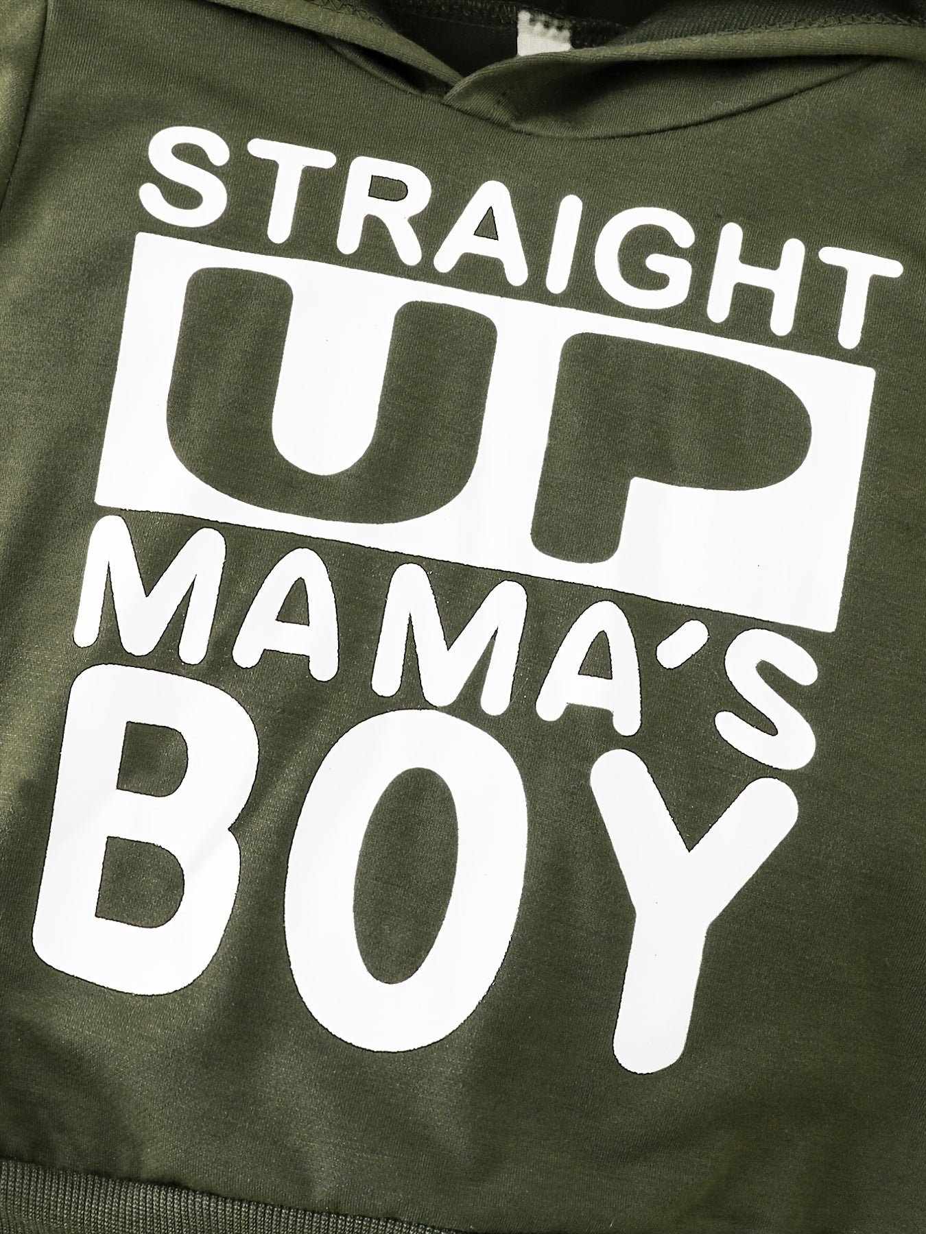 Boy's Casual Hoodie With Slogan + Camo Pants For Autumn & Winter Daily And Outdoor Wear