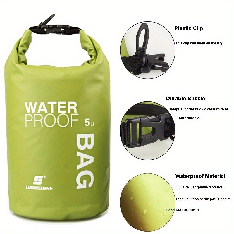 Stay Dry and Protected: High Quality Dry Bags with Assorted Colors for Kayaking, Boating, Camping, and Fishing