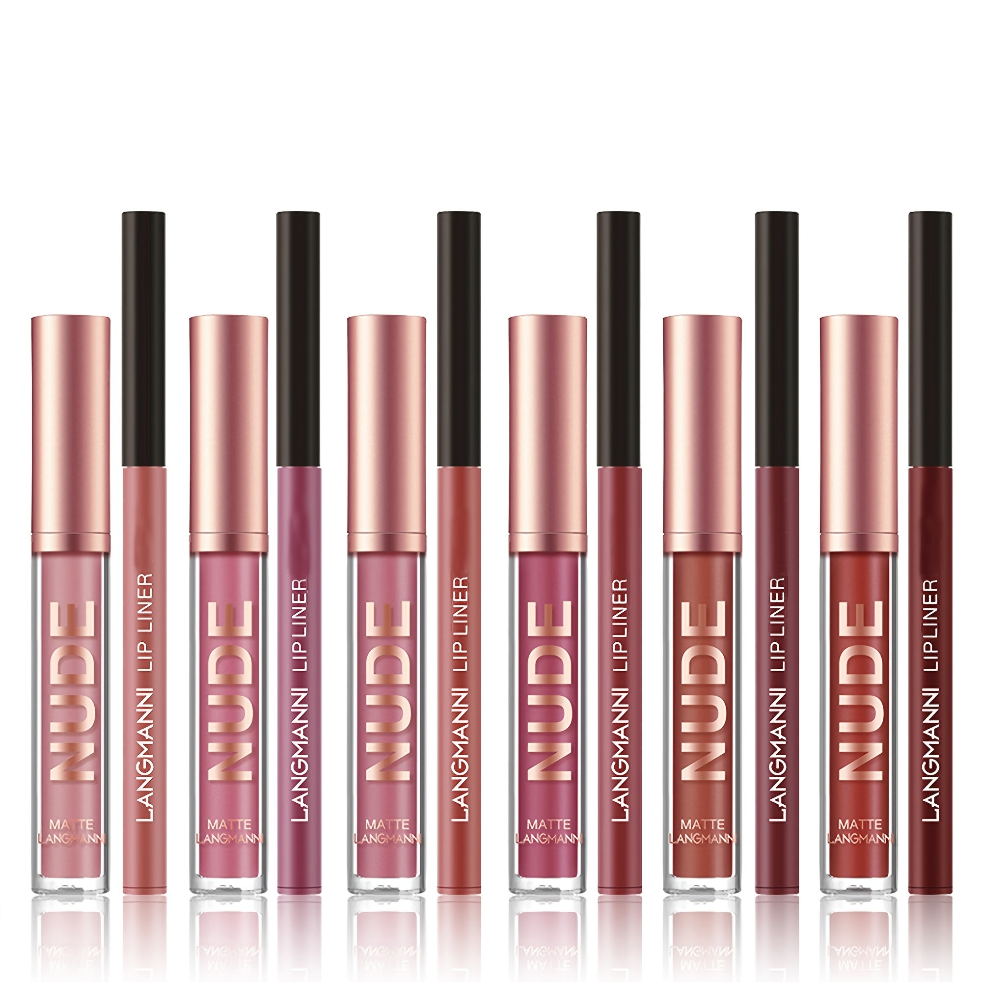 Combination Set of Lip Liner and Lip Gloss