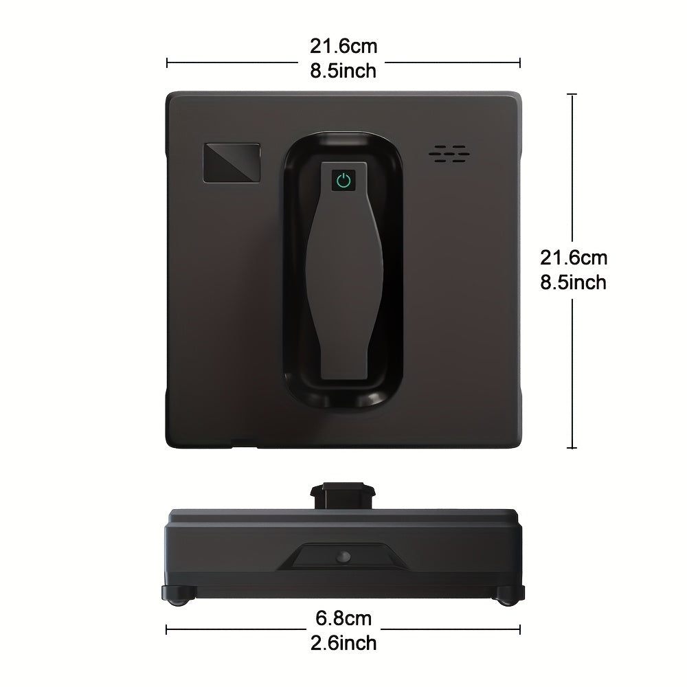 An Intelligent Window Cleaning Robot, Fully Automatic Glass Cleaning Machine, PURUIKAI Automatic Window Cleaning Machine Glass Cleaning Robot, Remote Control Electrically Planned Window Cleaning Artifact HCR-21.