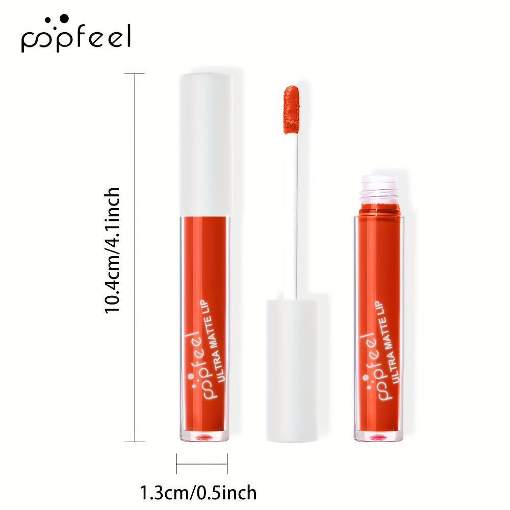 Non-stick Cup Matte Lip Gloss, Misty Lip Glaze, Non-fading Liquid Lipstick 8 Colors To Choose From Long Lasting High Pigmented Halloween Stage Makeup Valentine's Day Gifts