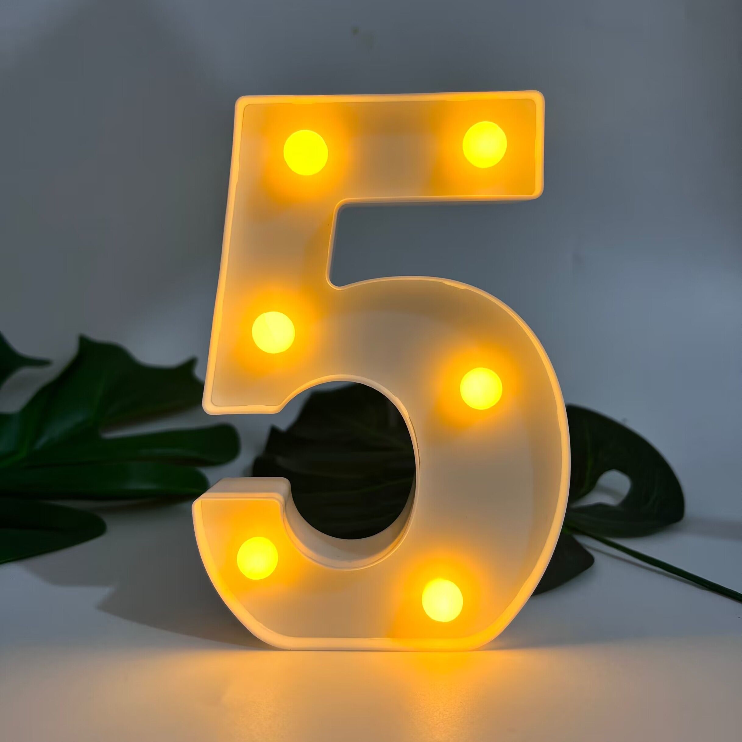 1pc Alphabet Letter LED Lights Luminous Number Lamp Decor, Battery Night Ligh, t For Home Wedding Birthday Christmas Party Decoration Letters Numbers Light, Home Decor