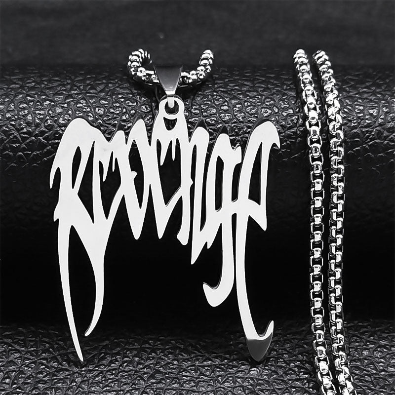Punk Broken Stainless Steel Spiked Choker Necklace Women/Men Silvery Color Pendants Necklaces Jewelry N4507