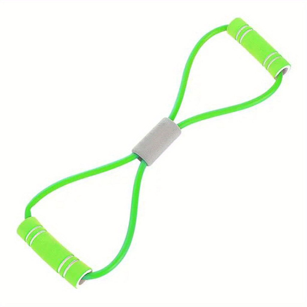 8-shaped Tension Belt With Handles, Elastic Yoga Resistance Band, Chest Expansion Belt For Arm & Leg Stretching, Workout, Yoga, Pilates, Suitable For Beginner