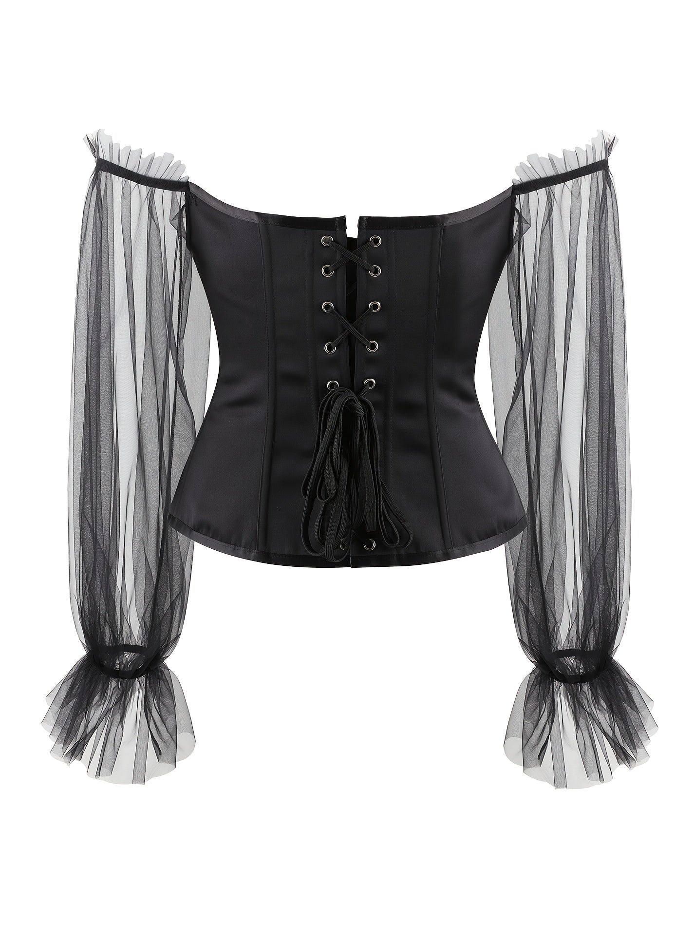 Corset Tops Womens Satin Renaissance Lace Up Boned Bustier Floral Push Up Bodycon Shaperwear