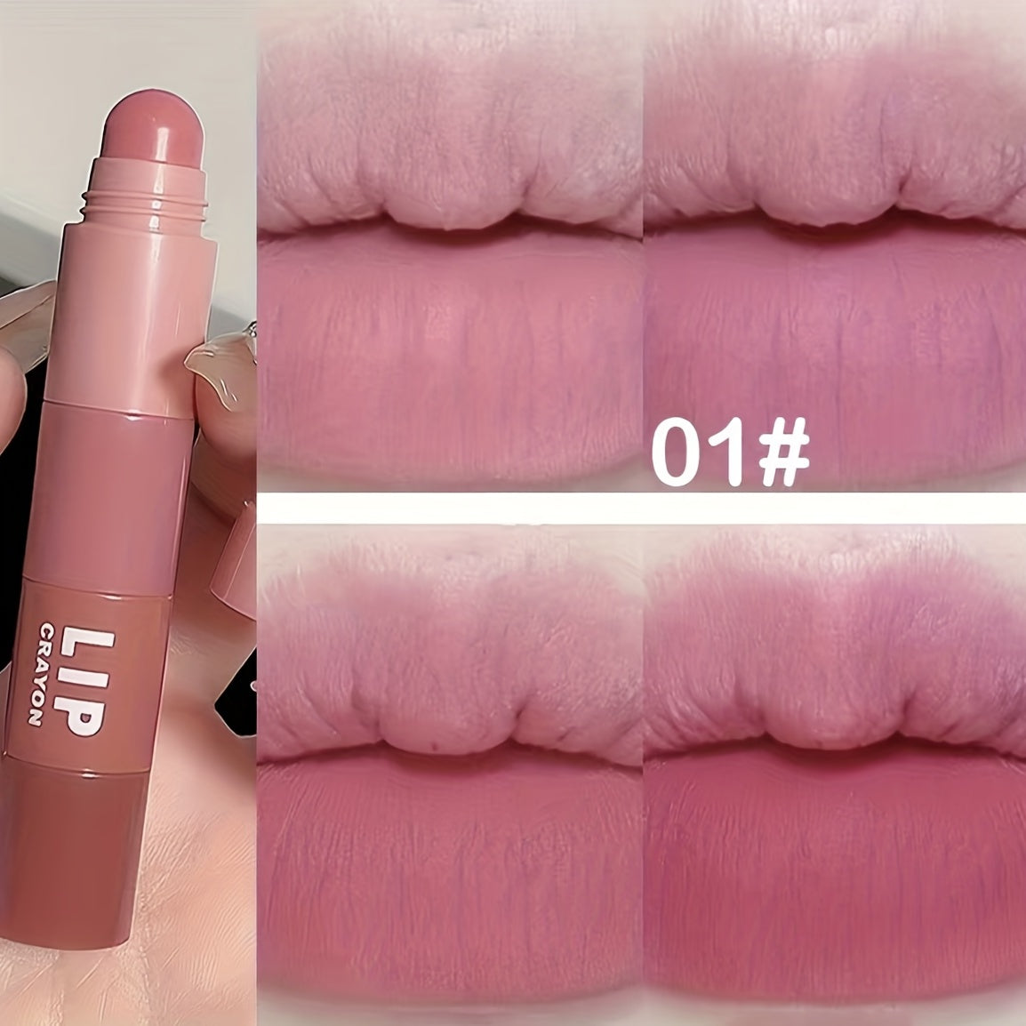 4-in-1 Matte Waterproof Velvet Long Lasting Multicolor Lipstick - Makeup Lips with Creamy Texture, Travel-Friendly Design, and Perfect Gift for Ladies on Valentine's Day