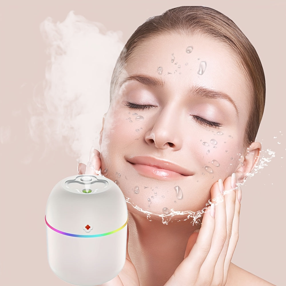 Portable Aromatherapy Humidifier with USB, Unscented Mist for Normal Skin, USB Powered Atmosphere Lamp for Bedroom, Living Room, Office, Car, No Battery Required, ≤36V