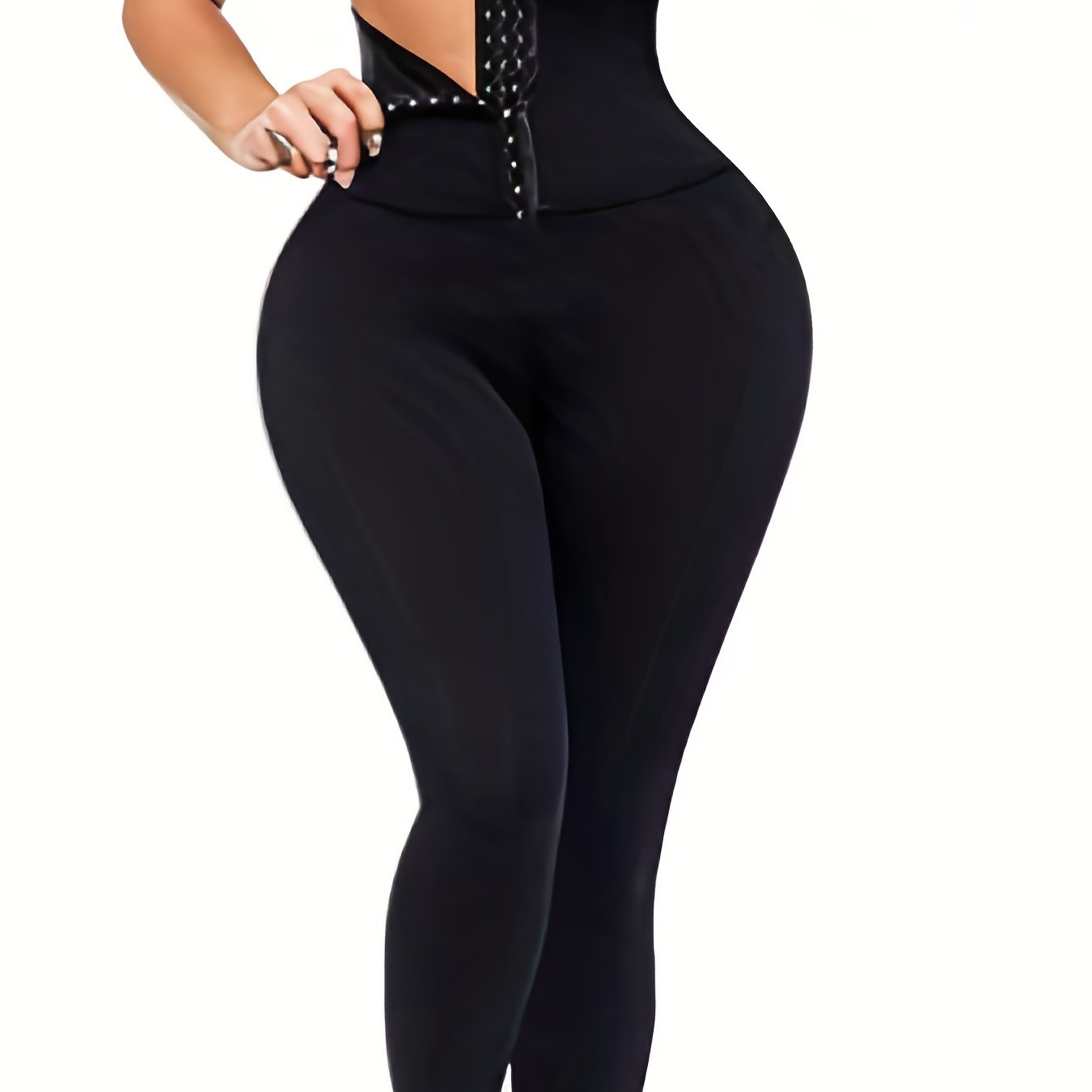 Women's Tummy Control Leggings - Quick Dry, Butt Lifting, Body Shaping Activewear Pants Wide Waistband