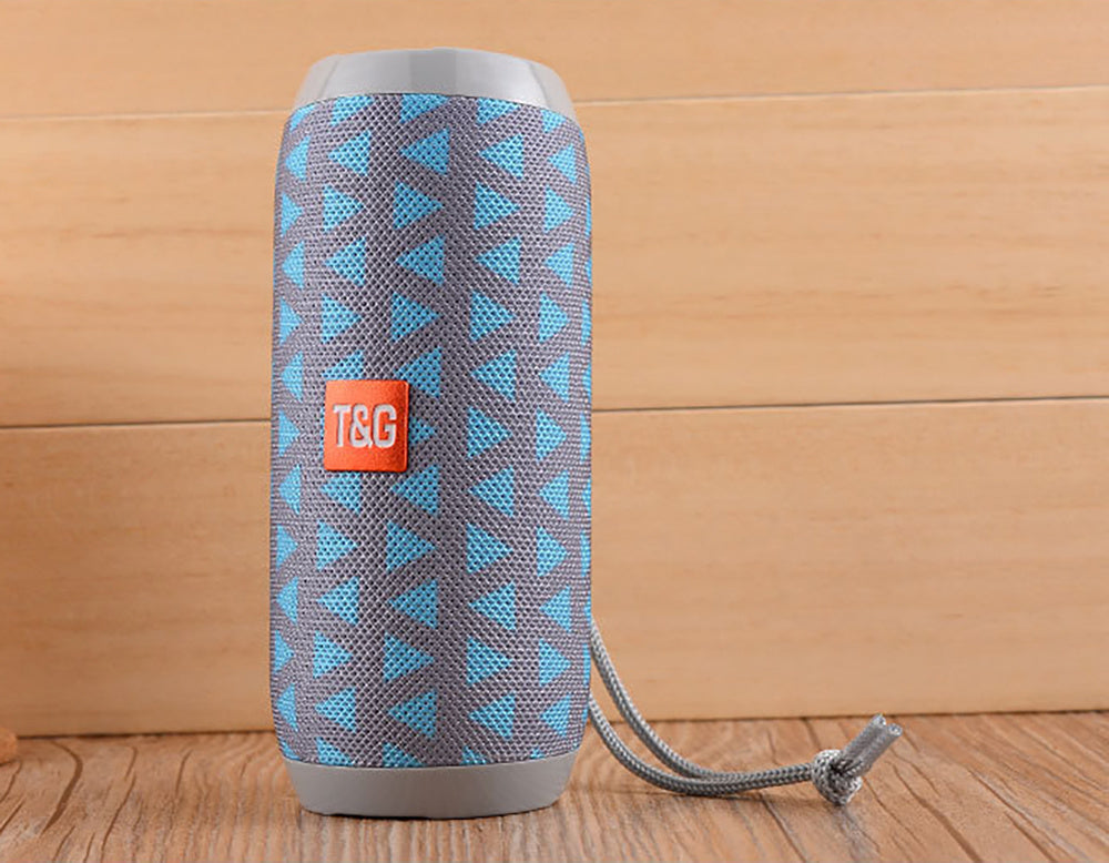 TG117 Wireless Speaker with Subwoofer, 3D Surround Sound, Portable Outdoor Speaker, Supports TF Card/U Disk, TWS, Hands-Free Calling, Compatible with Mobile Phones/Tablets, Built-in Microphone, T&G