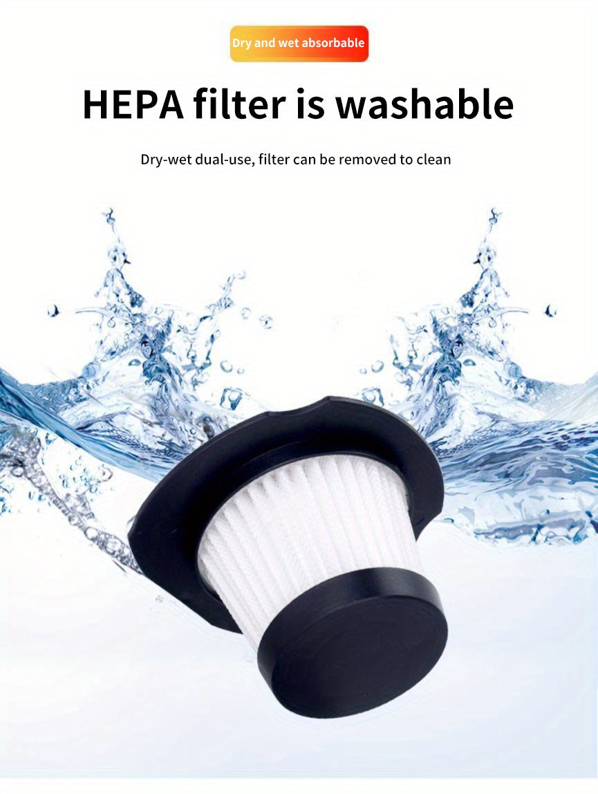 Car Vacuum Cleaner for Home Use, Large Suction Powerful Powerful Vacuum Cleaner for Car, Small Car Interior Vacuum Cleaner, Dry and Wet Dual-Use, Without Battery