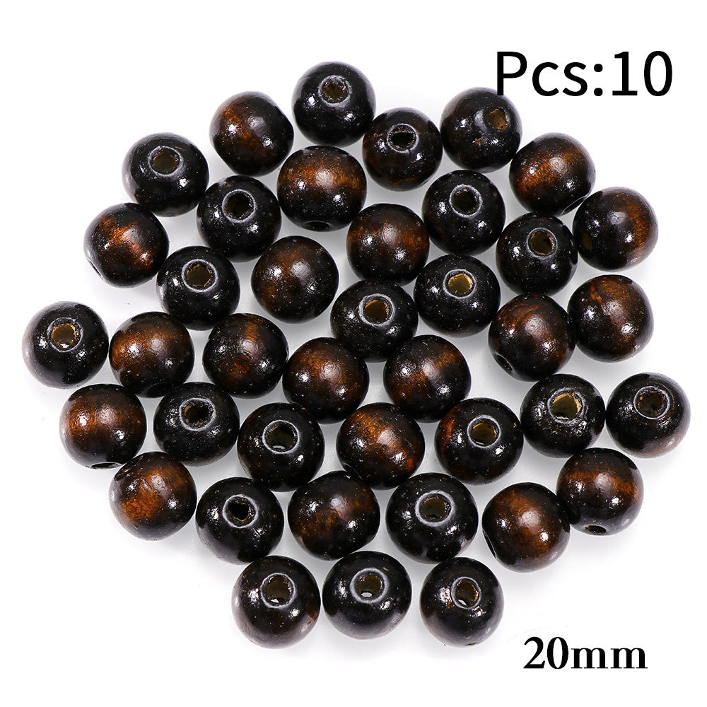 Wooden Beads DIY Jewelry Making Hand Craft Fine Jewelry 6 8 10 12 18 20MM