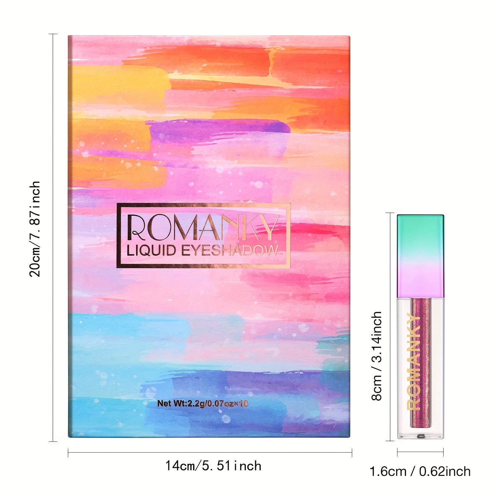 10-Color Golden Brown Glitter Liquid Eyeshadow Set - Vibrant, Long-Lasting, Fast-Drying, and Smudge-Proof Formula - Perfect for Women's Makeup for Music Festival, Party, and Everyday Use