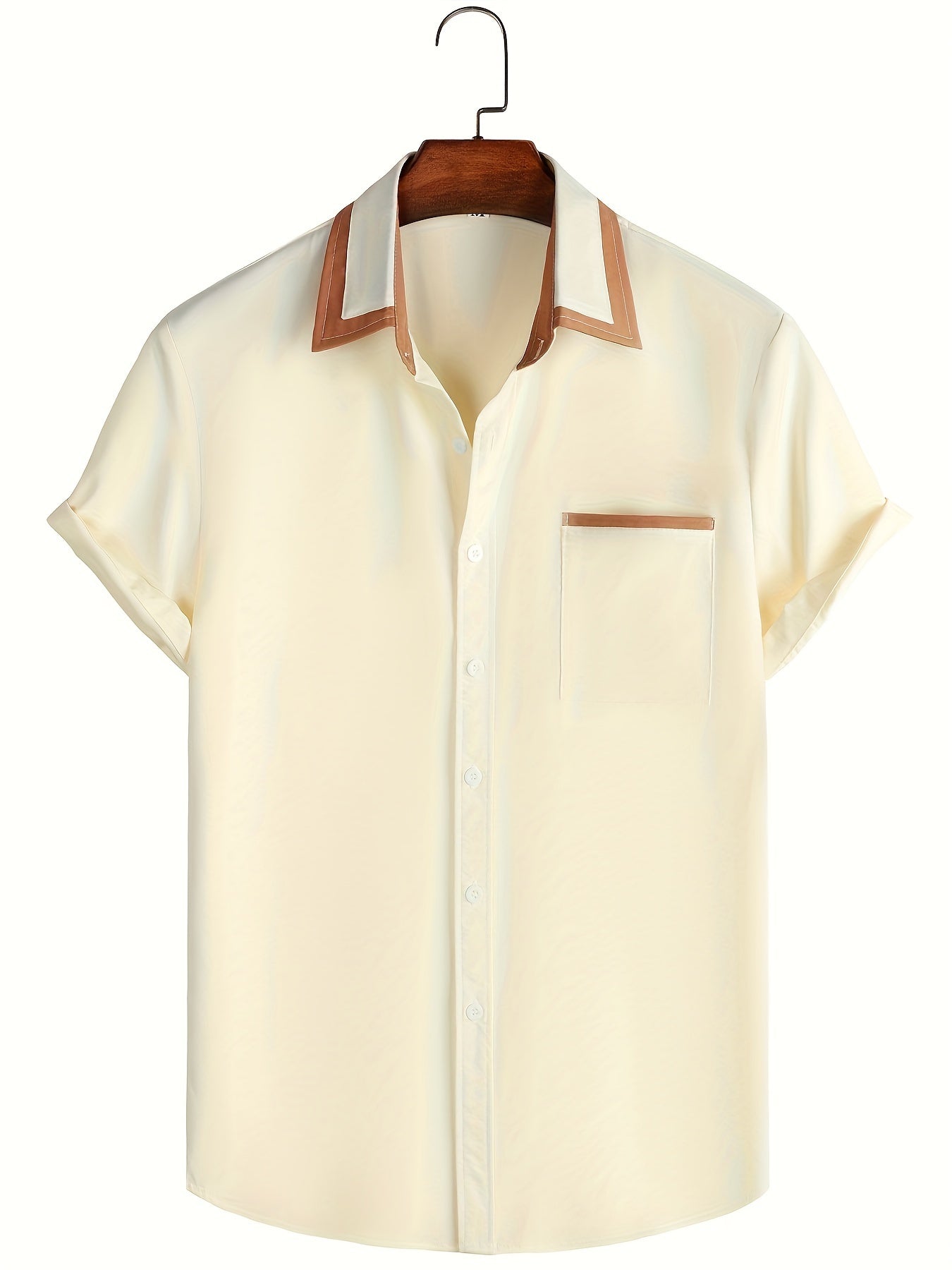New Lightweight Casual Short-Sleeve Shirt for Men for Spring And Summer.