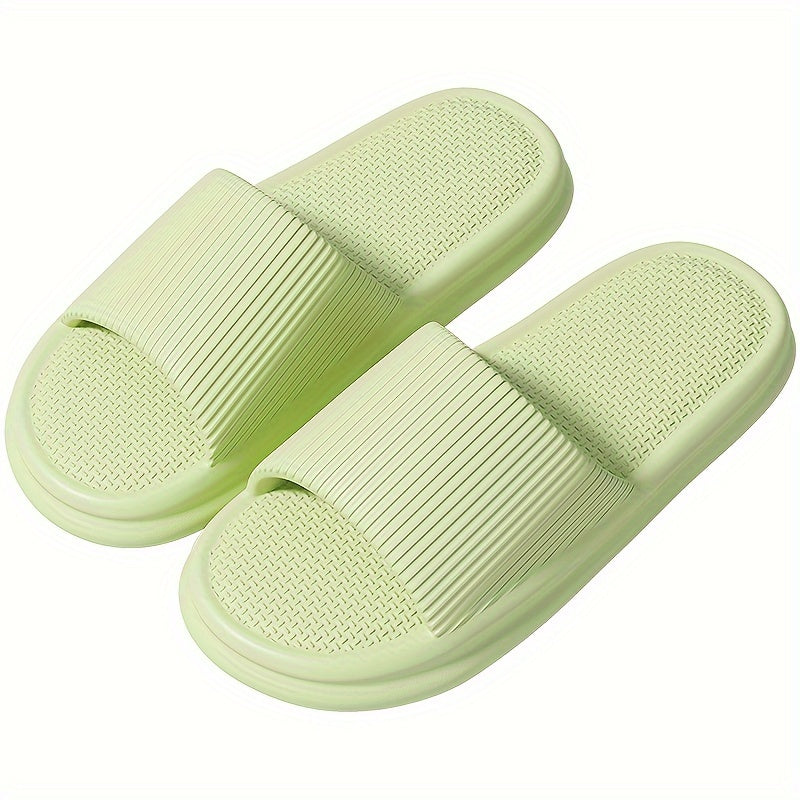 Comfortable EVA Soft Soled Slippers, Non-slip Couple Indoor Home Shower Sandals for Men and Women, Easy to Clean Flip Flops