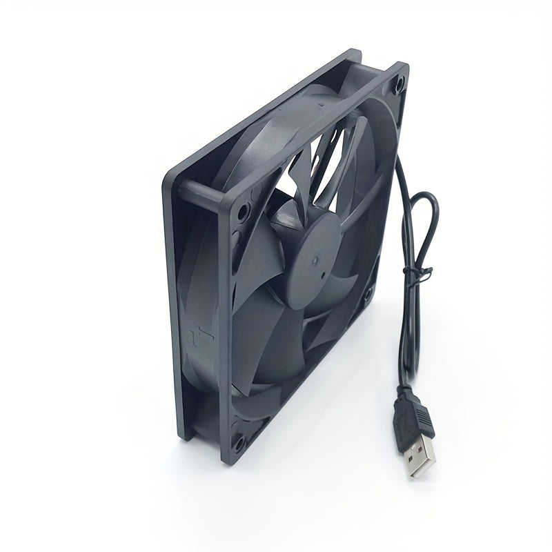 USB Case Fan Router Top Box Cooling Fan 12cm Mute 8CM Cooling Fan 5V Computer Fan