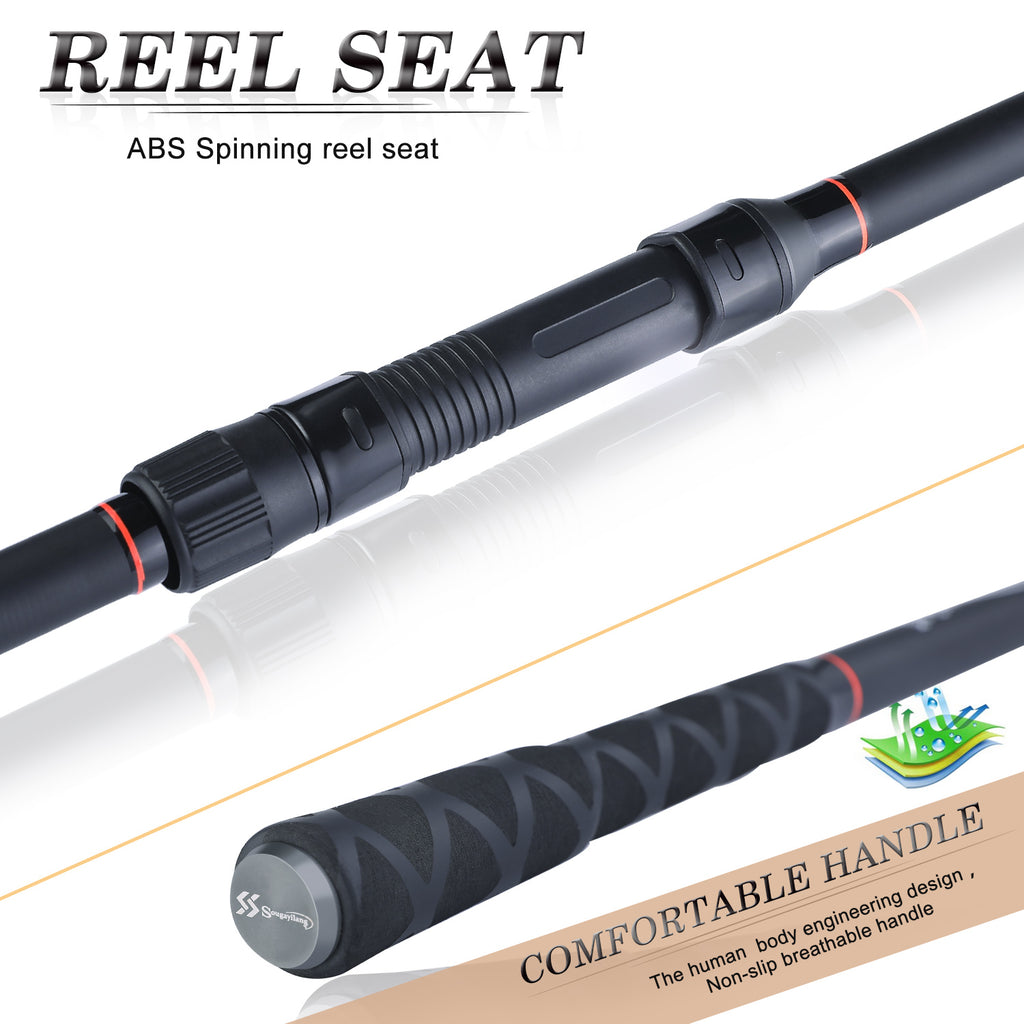 Sougayilang Carp Rod: Portable 6/7Section Ultralight Weight Carbon Fiber Rod for Ultimate Carp Fishing Performance