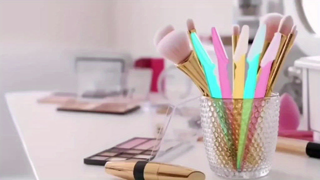 12-Pack Stainless Steel Eyebrow Razors - Unscented Multipurpose Body Hair Removal Tools with Sharp Blades for Effortless Grooming, No Accessory Included