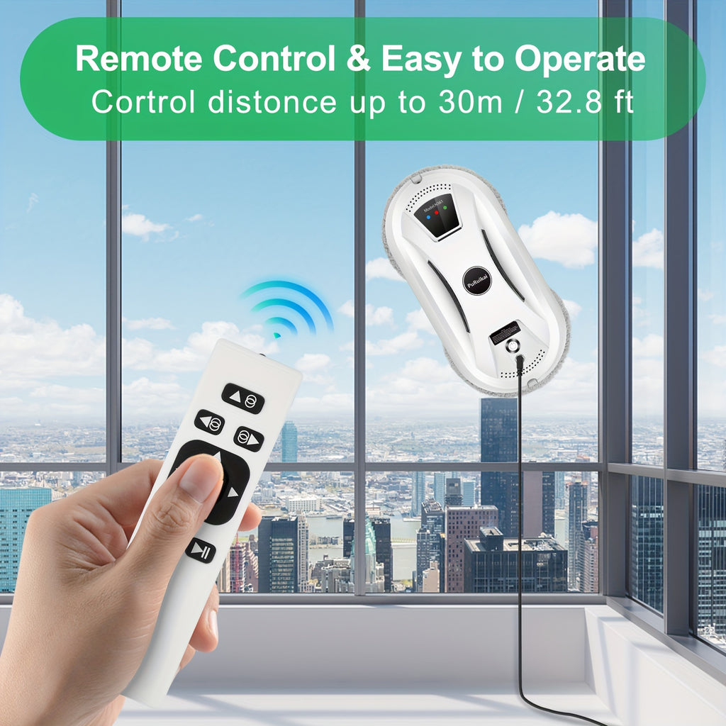 Fully Automatic Window Cleaning Machine, Glass Cleaning Robot, Remote-Controlled Electric Planning Intelligent Window Cleaning Tool