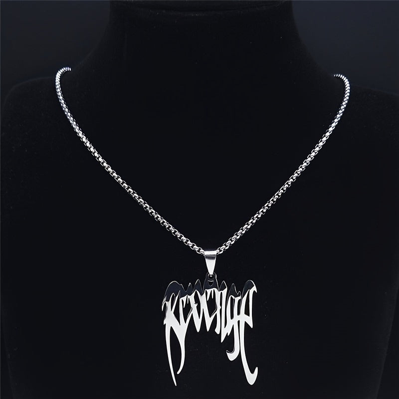 Punk Broken Stainless Steel Spiked Choker Necklace Women/Men Silvery Color Pendants Necklaces Jewelry N4507