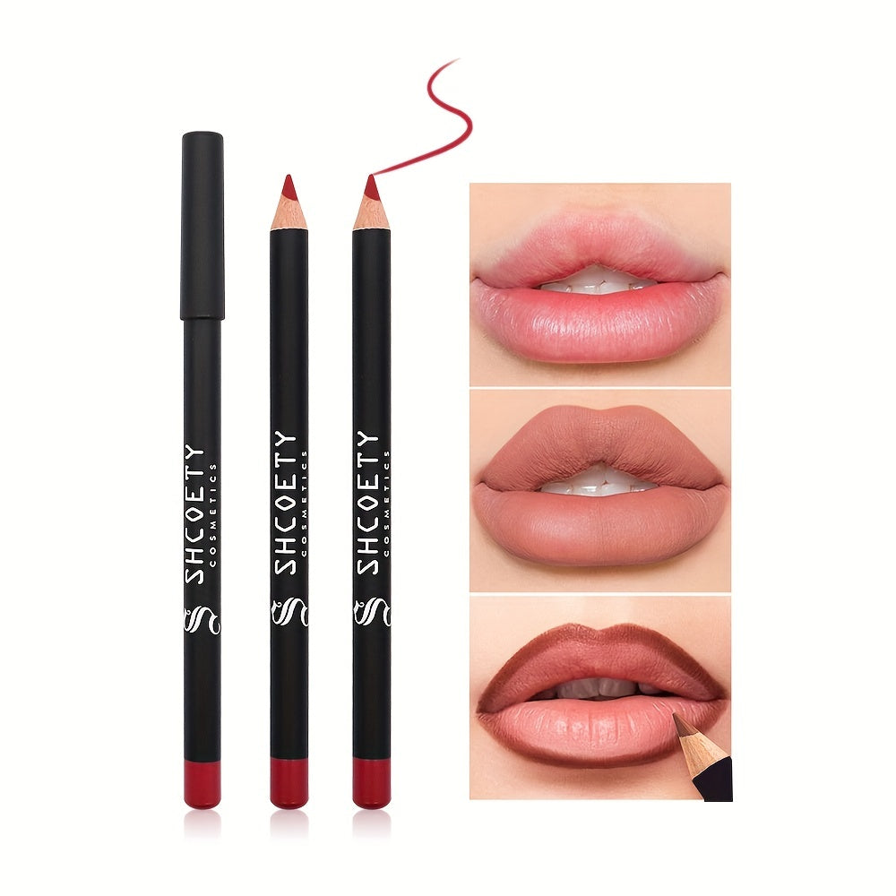 12 Color Matte Lipstick Pen Lip Liner Set, Nude Matte Plumping Lip Liner Pen, Long Lasting Makeup Holding Lipstick Pen, Ideal Gift For Mother's Day Makeup Set