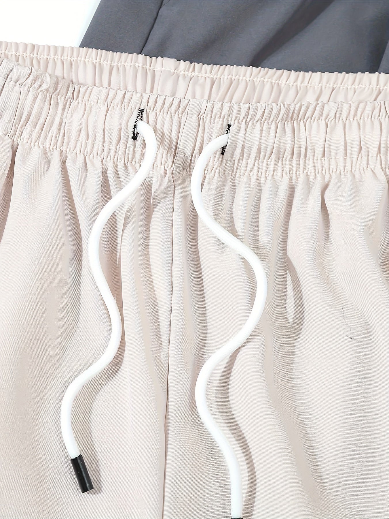 Polyester Non-Stretch Sports Style 5pcs 120g Alphabet Printed Shorts for Men, Loose Fit, Casual Wear, No Pocket, Not Waterproof, Basket Ball Sport