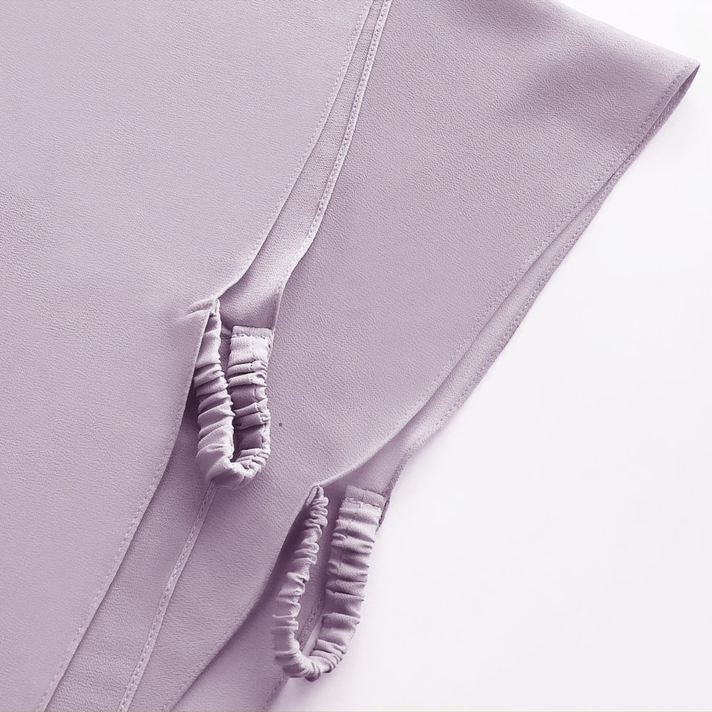 Solid Color Chiffon Scarf Women's Instant Hijab Long Shawl Scarf Lightweight Hair Sleeping Wrap