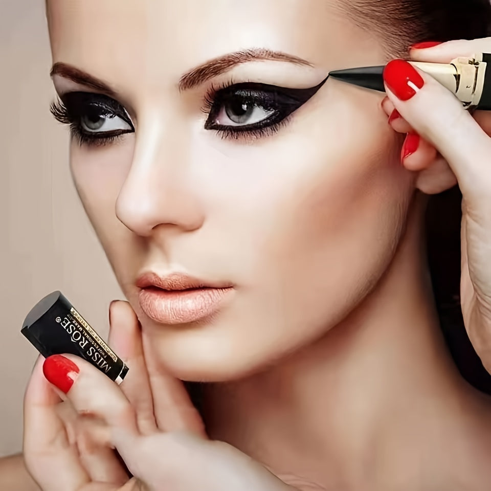 Single-head Matte Waterproof and Smudge Proof Black Eyeliner Balm Solid